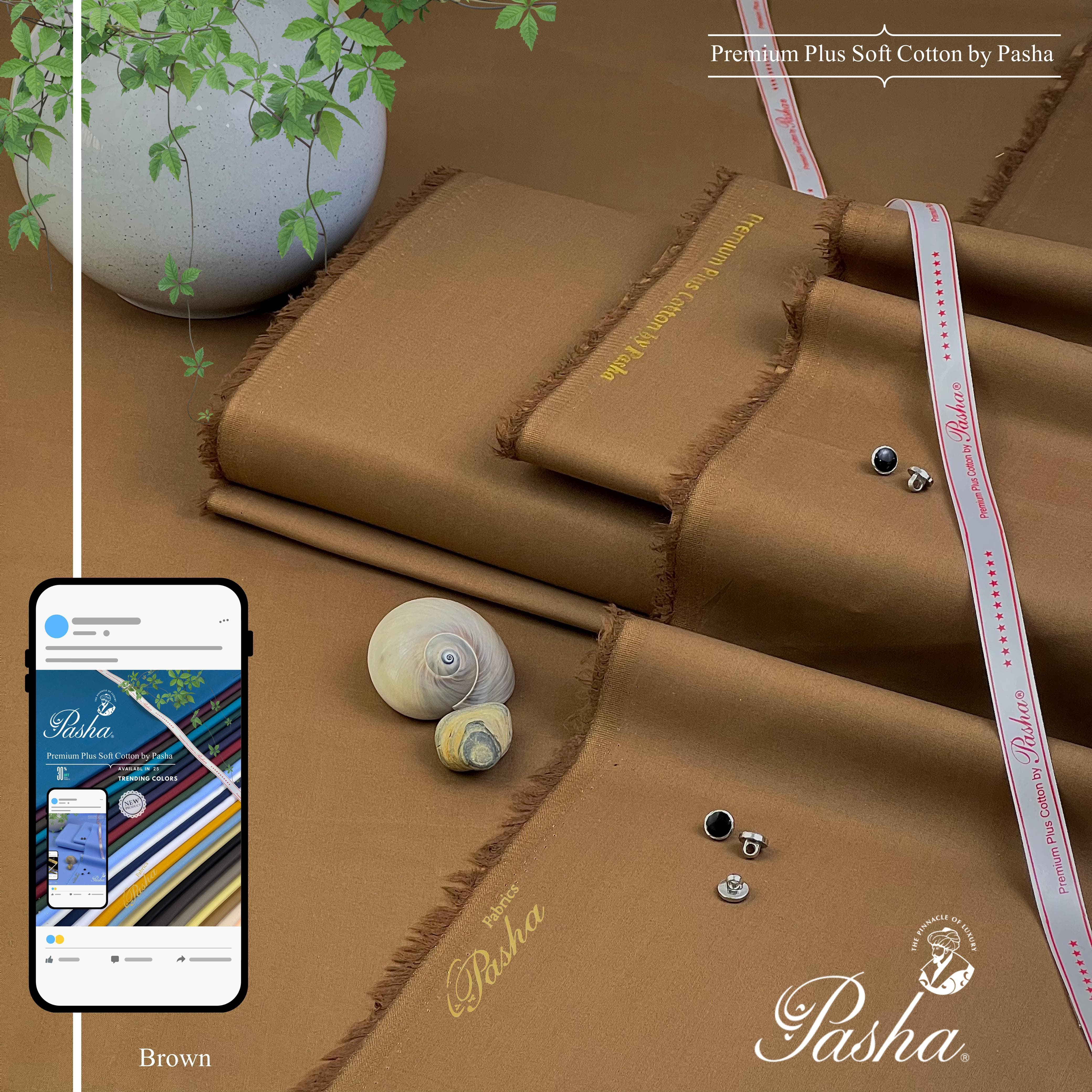 PASHA -Premium Plus - Soft Cotton - Brown