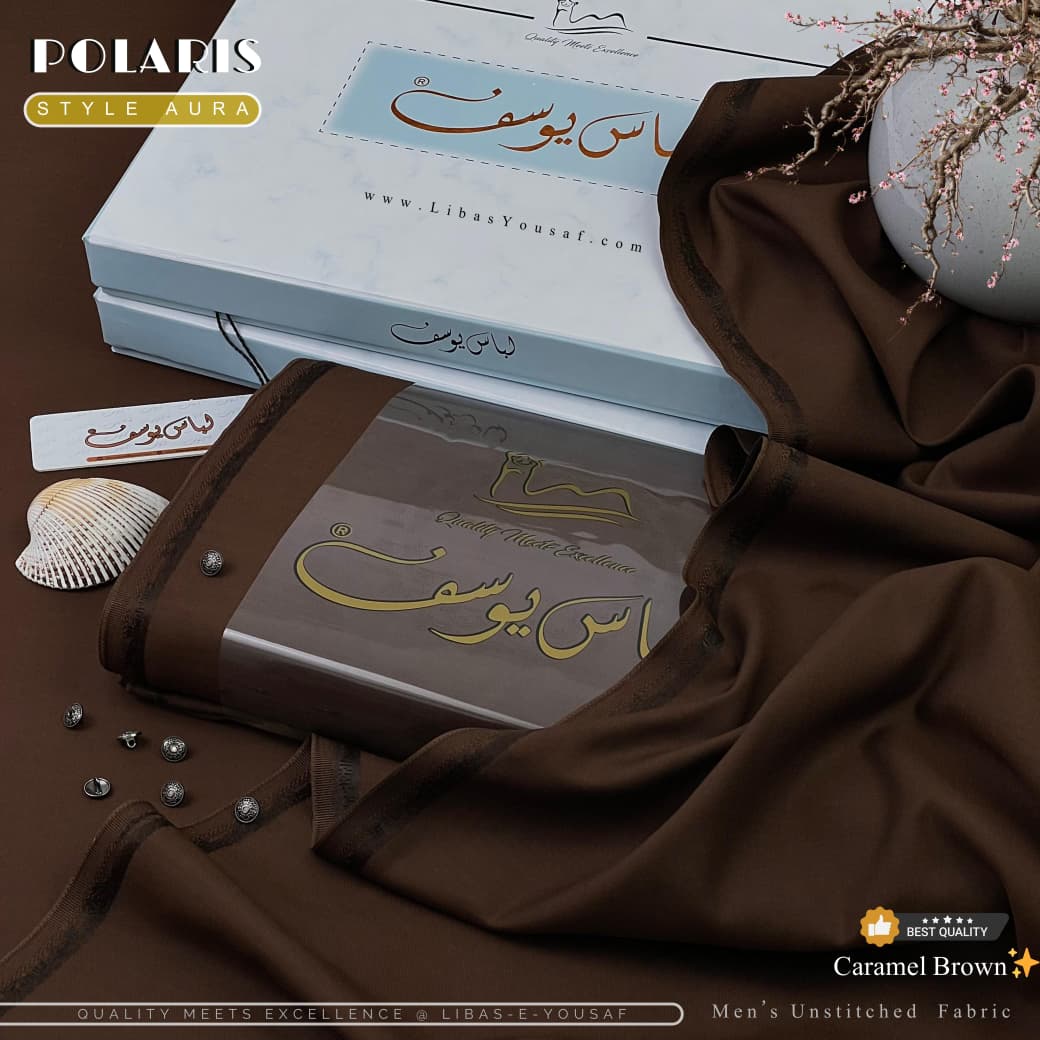 POLARIS STYLE - AURA - Caramel Brown - Wash & Wear