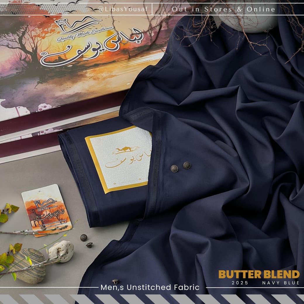 Butter Blend - Boski - ( Silk Less ) 514-25-04 Navy Blue