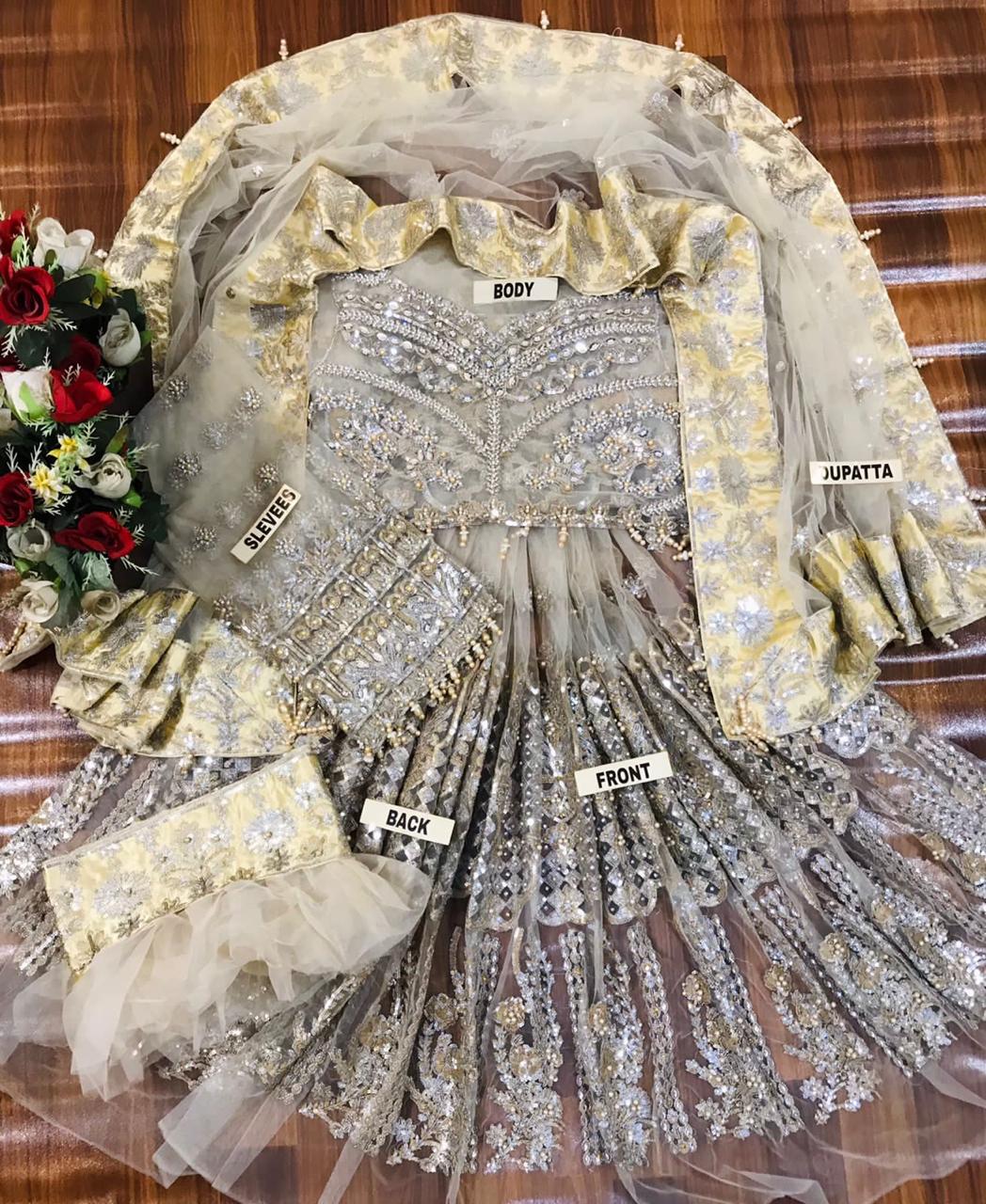 ANAYA bridal maxi RUDAD E SAHR long frock