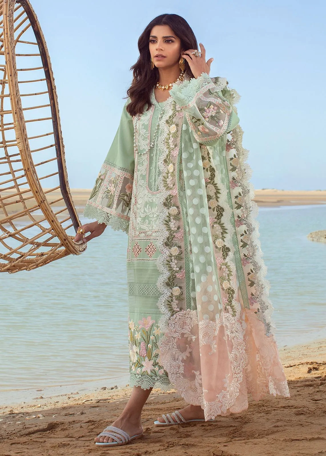 CRIMSON – Eid Collection (Unstitched Replica | Premium Version)