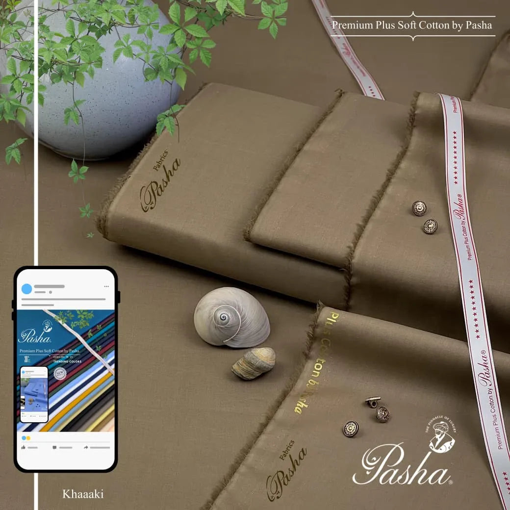 PASHA -Premium Plus - Soft Cotton - Khaaki