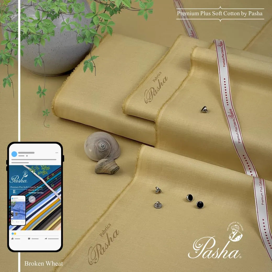 PASHA -Premium Plus - Soft Cotton - Broken Wheat