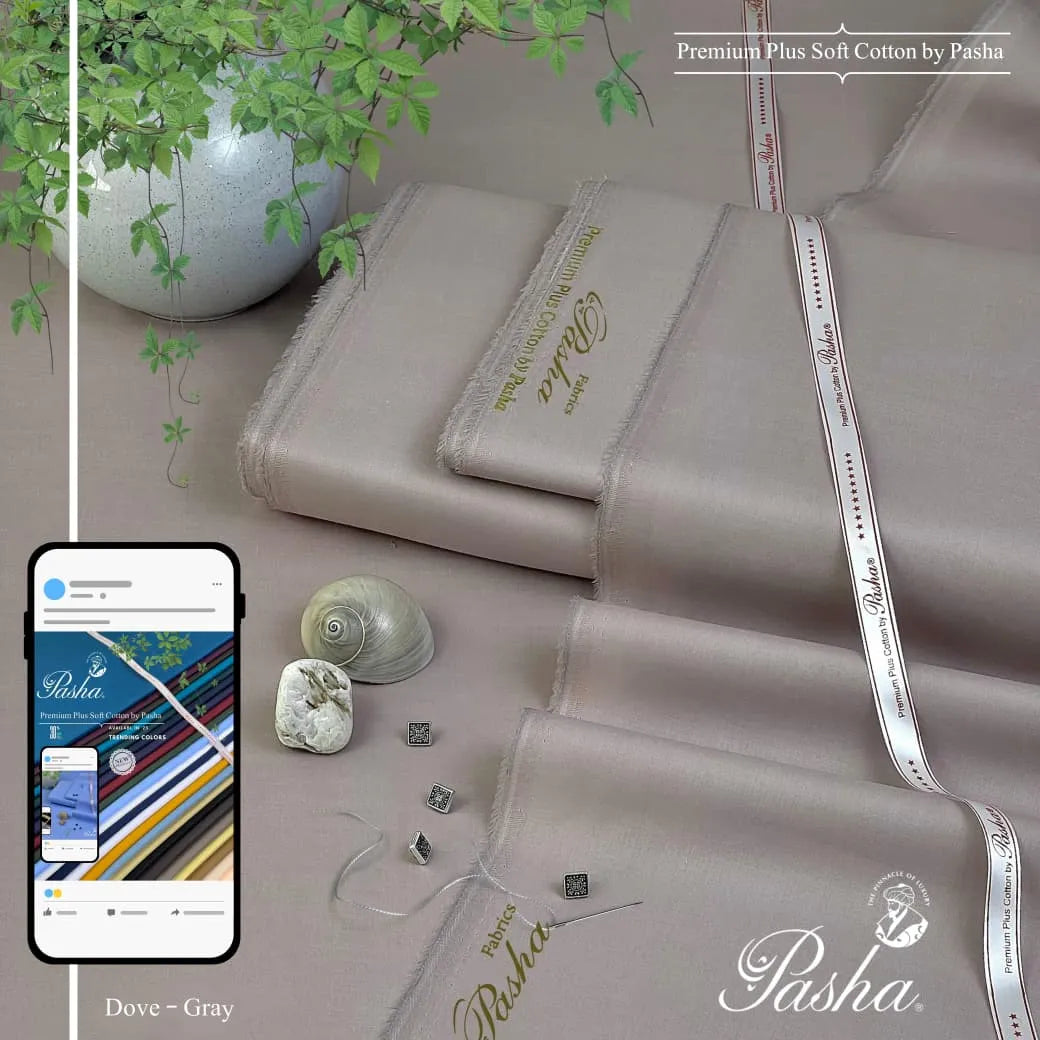 PASHA -Premium Plus - Soft Cotton - Dove Gray