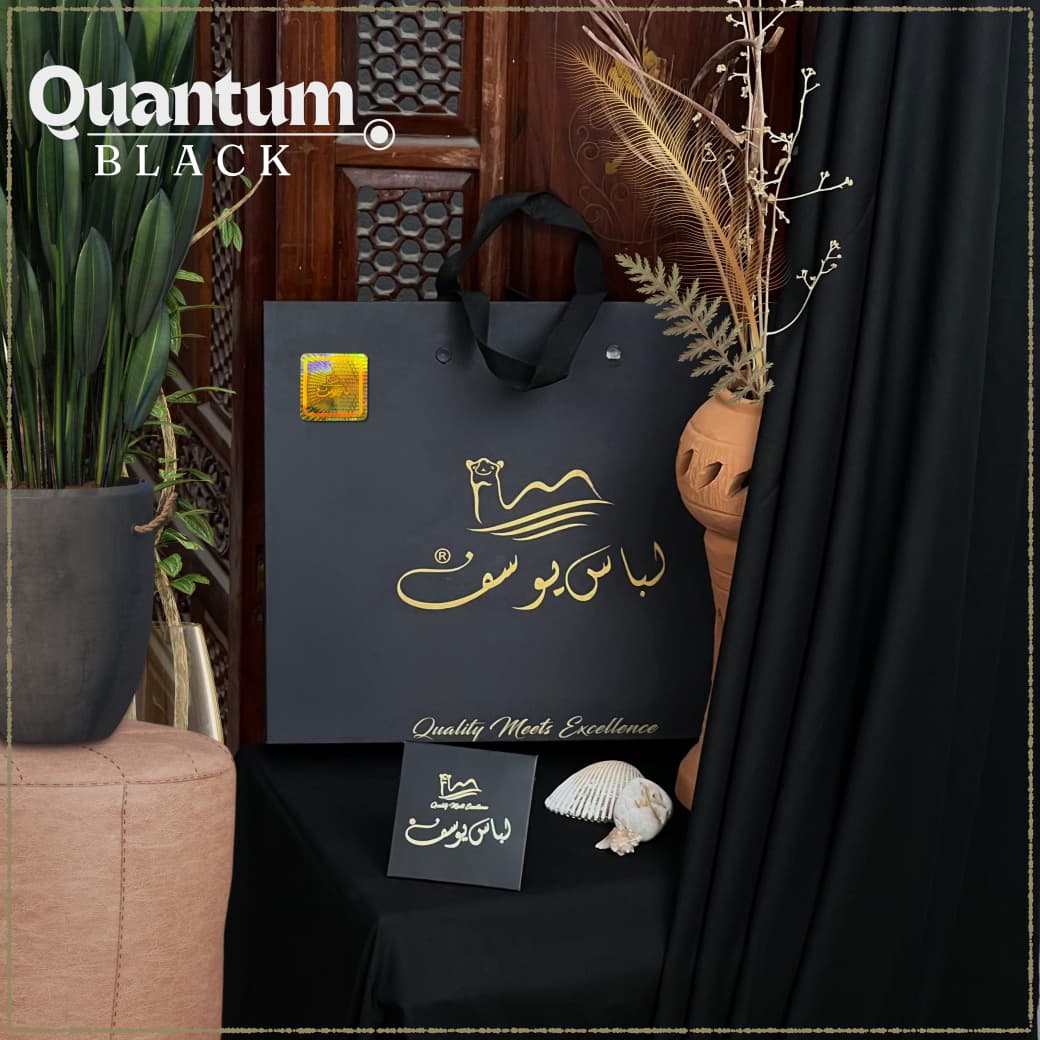 QUANTUM BLACK  Libas-E- Yousaf ( Jet Black ) 514-25