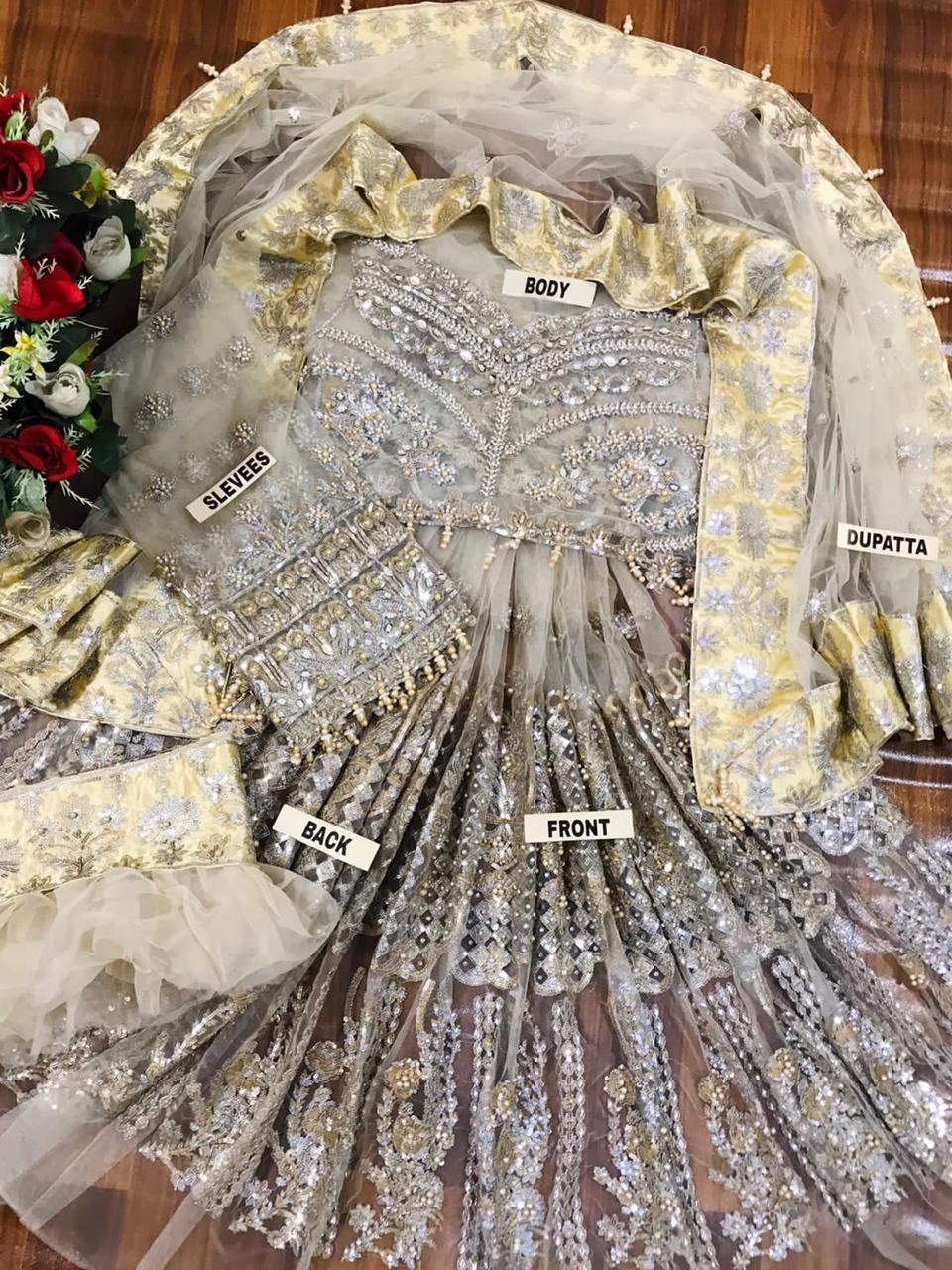 ANAYA  bridal maxi RUDAD E SAHR long frock