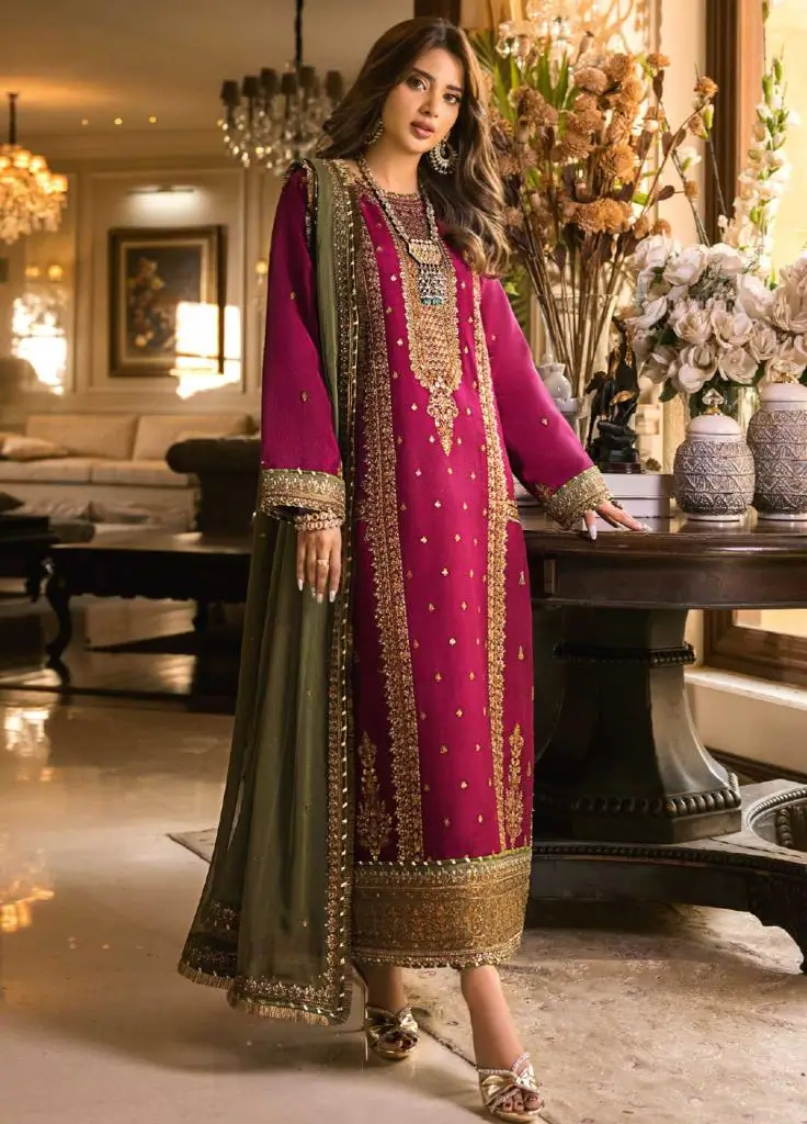 ASIM JOFA - Chiffon & Malai - 3 PIECE